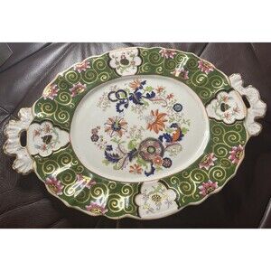 Ducroz & Millidge 19th Century Antique London Real Ironstone China Platter